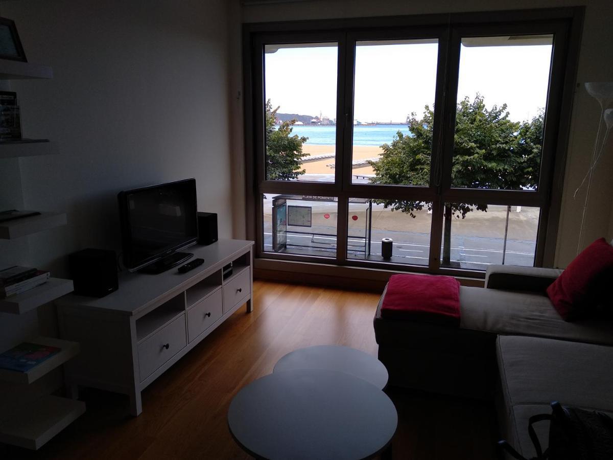 Apto. Vista Playa Poniente Хіхон Екстер'єр фото