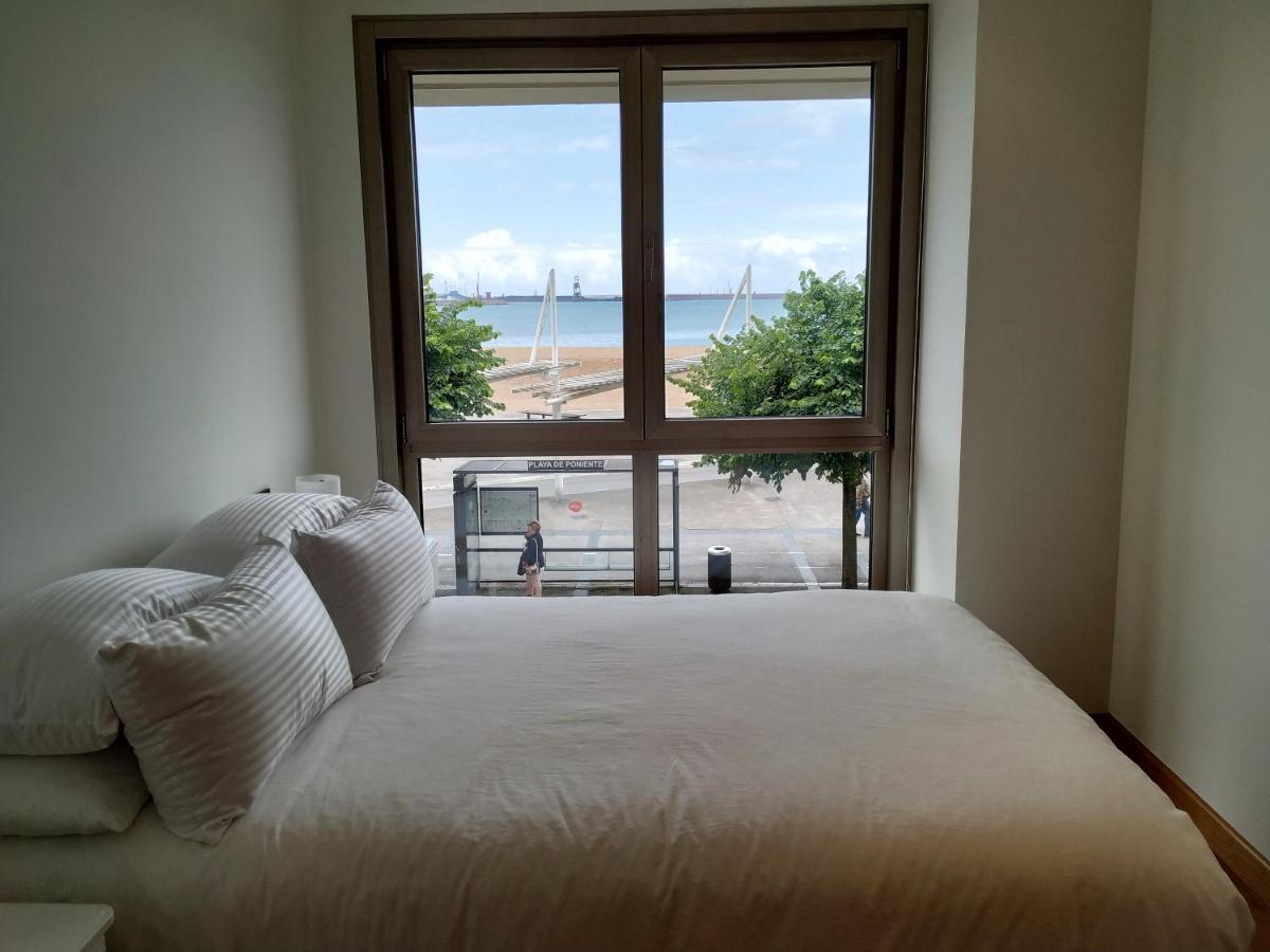 Apto. Vista Playa Poniente Хіхон Екстер'єр фото